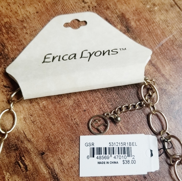 Erica Lyons Five Level Tiered Crystal Necklace NWT - Picture 12 of 12